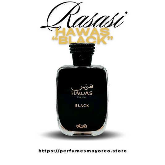 RASASI Hawas Black – Eau de Parfum (100 ml)